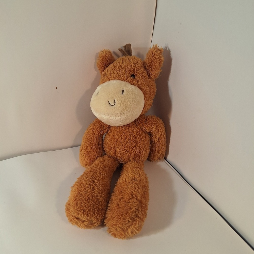 Baby G Gund Brown Take Along Horse Stuffed Animal Plush Toy